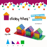 Clicky Tiles® 1 Standard Σετ και 1 Premium Σετ (σύνολο 92 τεμάχια)