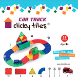 Clicky Tiles®  - 2 Σετ Αυτοκινητόδρομος (σύνολο 58 τεμάχια)